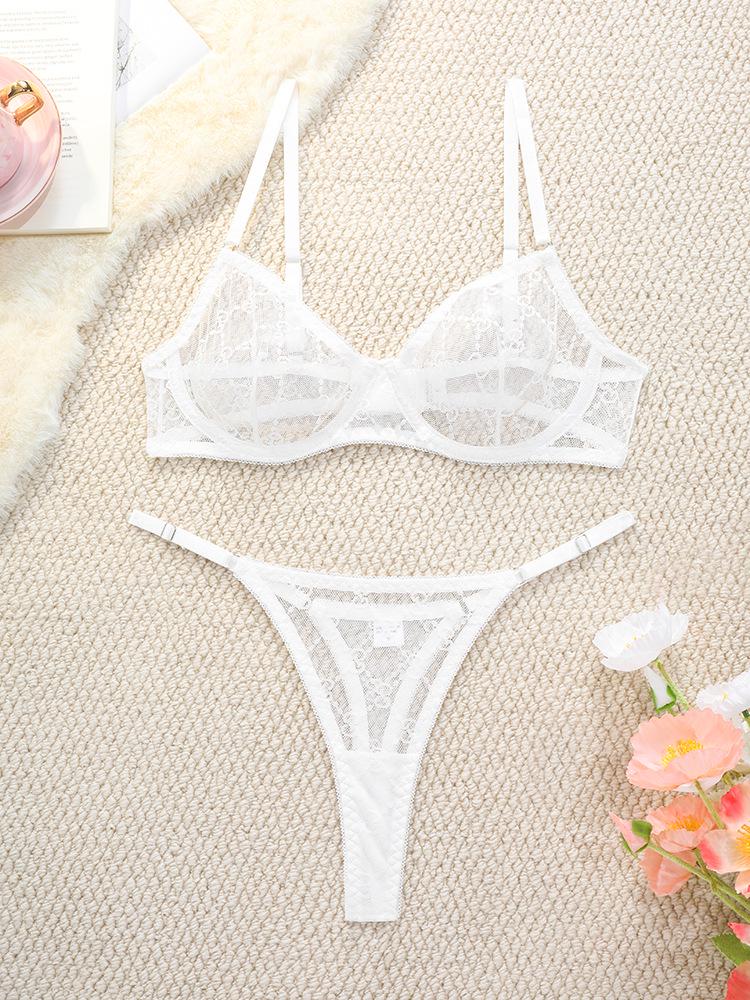 Sexy Lace Lingerie Set - Sheer Temptation Bra & Panty