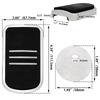 WOWTK Large Brake Pedal Pad for Harley 2012-2016 FLD, 1986-2017