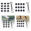 12 Football Boot Spikes, Non-slip, Solid Ground Portable Replacement Spikes for Indoor And