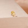 1PC Stainless Steel Star Moon Cartilage Piercing Earrings 18K Gold Plated Helix Tragus Ear Stud Earring Body Jewelry Bijoux Gift