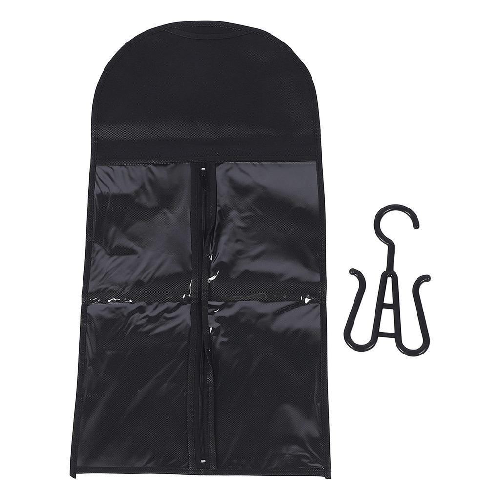 5 Set Hair Extension Holder Bag Anti Dust Water Proof Hair Extension Holder Transparent PVC Soft Non