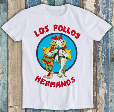 Los Pollos Hermanos TV Series Retro Funny Meme Gift Tee T Shirt M1242