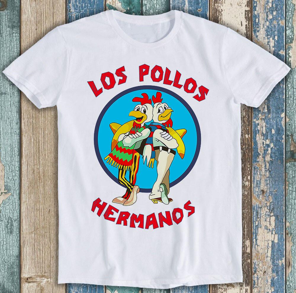 Los Pollos Hermanos TV Series Retro Funny Meme Gift Tee T Shirt M1242 M