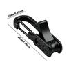 Outdoor Rope Manager Roller Tightening Tool for Hiking and Picnics, with Spring-Gate Clip and Grooved Guide Wheel for Securing and Managing Cord