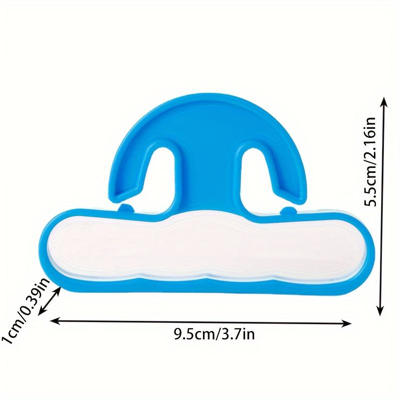 1 шт Базовый пластиковый держатель для продуктовых пакетов для переноски держатель для ручек хозяйственных сумок концепция свободные руки включая безопасную переноску и удобный захват синий 538₽