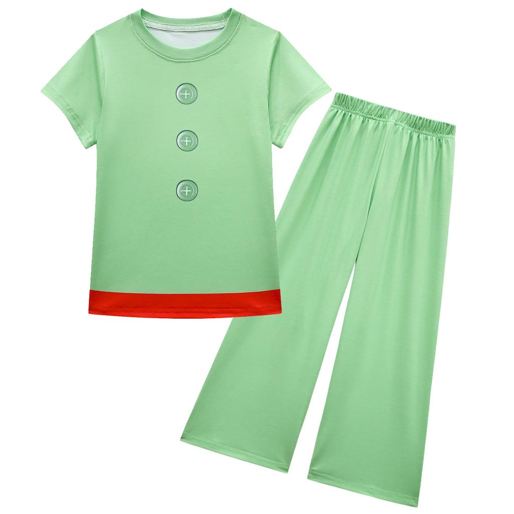 Il Piccolo Principe Vestiti Personaggio dei Cartoni Animati per Bambini Manica Corta Pantaloni Lunghi Tuta Costume Cosplay Tuta e Sciarpa per Ragazzi