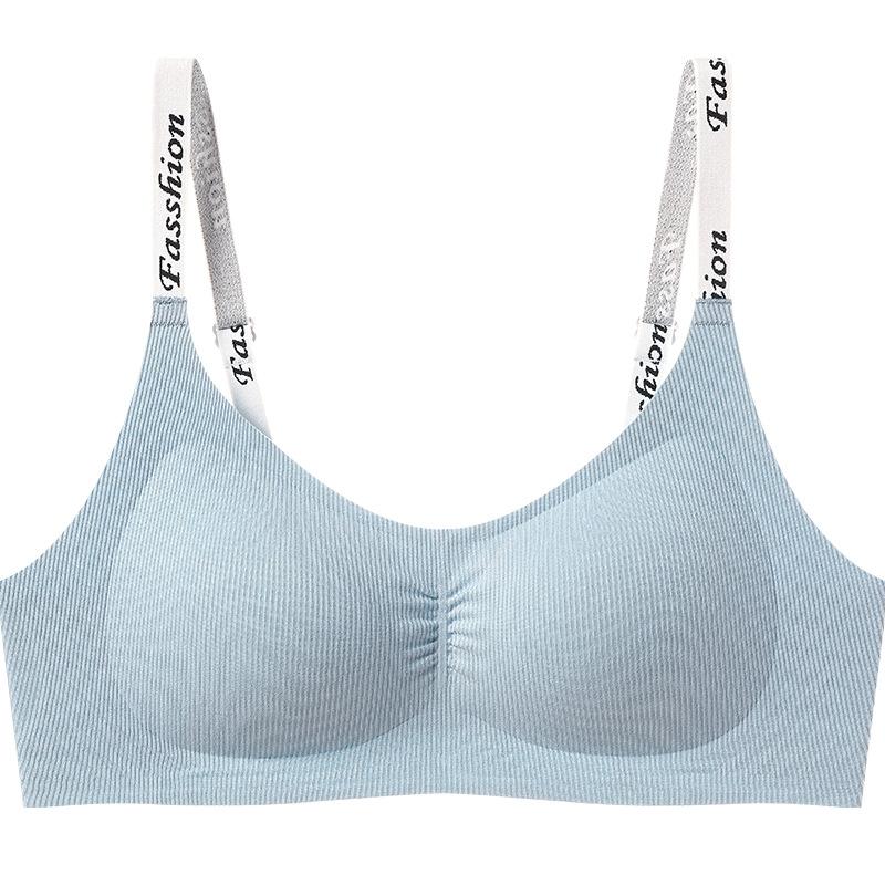 Underwear women's small breasts gather, summer sports girls close secondary breasts to prevent sagging, no steel ring, bra is breathable and light
