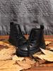 New Children's British-Style Doc Martens Toddler Leather Ankle Boots for Girls