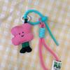 Four-leaf clover good luck lucky gift happiness keyring key holder