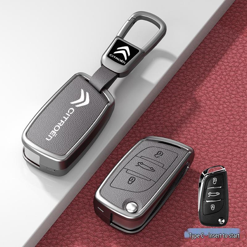 Car Key Cover & Buckle for Citroen C3XR, C4L, Tianyi, C5, C4 Sega, Elysee, C6 Models