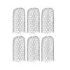6PCS 3 Inch Expandable Aluminium Filter Strainer Gutter Downspout For Stopping Blockage Leaves and Debris