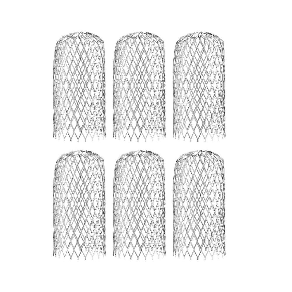 

6× 3 Inch Expandable Aluminium Filter Strainer Gutter Downspout NO MORE CLOGGING