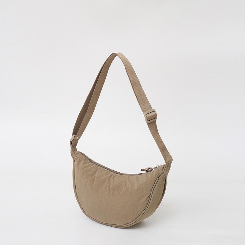 Borsa a Tracolla Piccola da Donna Versatile in Nylon - Borsa a Spalla Messenger Casual alla Moda a Forma di Raviolo
