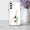 GYM Girl G-Gymnastic art  Phone Case For Samsung Galaxy A73,A72,A71,A70,A53,A52,A51,Soft Silicone Black Cover