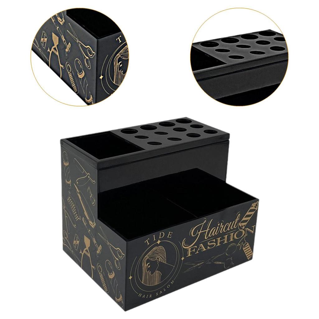 Salon Scherenhalter Ständer Friseur Zubehör Ständer Haarbürstenhalter Friseur Scherenständer für Kämme Bürsten Hairstyling