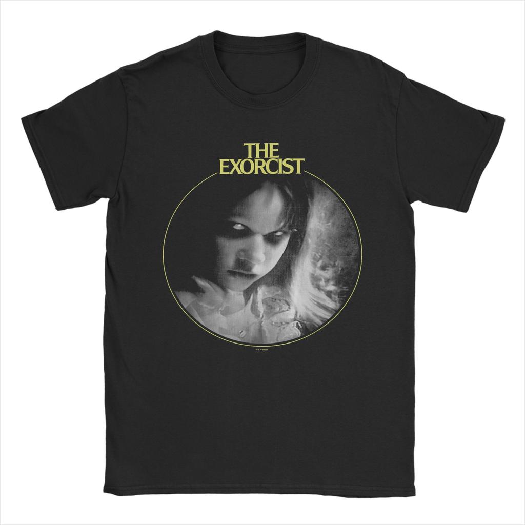 The Exorcist Scary Film TShirt Summer Cotton T Shirts For Man Harajuku Design Tee Shirt ShortSleeved Y2K Basic Top Tees