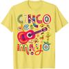 Cinco De Mayo Fiesta Guitar Graphic Tee Unisex's Casual Cotton T-Shirt
