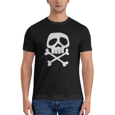 Old School Punk Rock Skull Classic TShirt T Shirt Unisex Unisexs Vintage T Shirts Tshirt Short Funny T Shirts