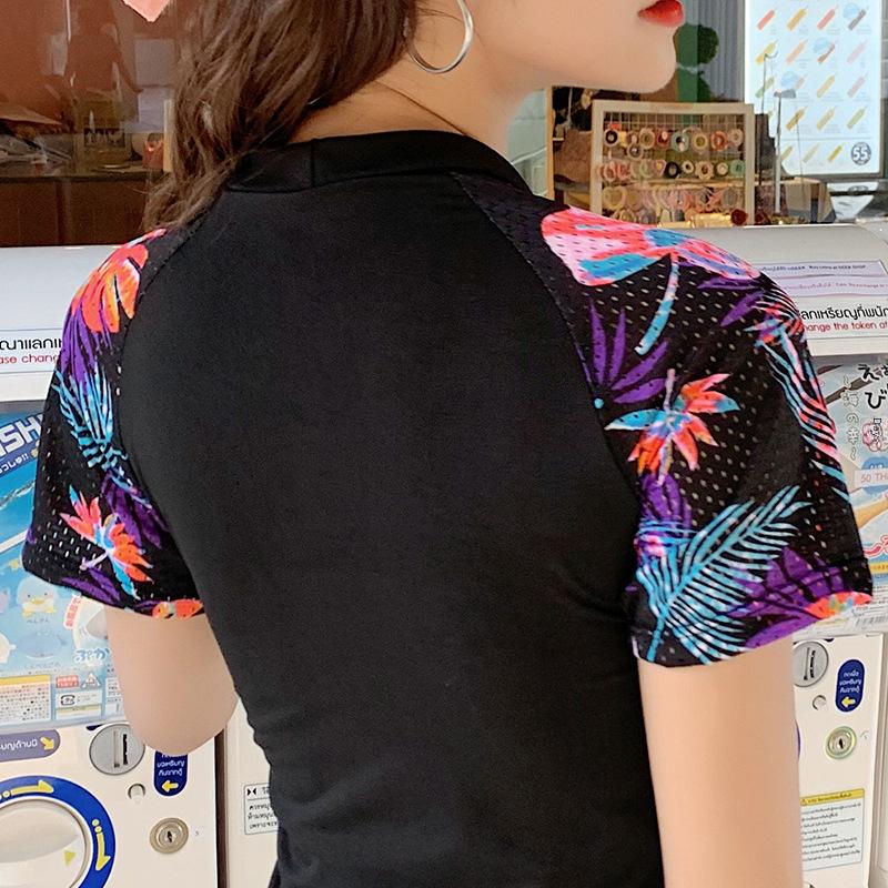 "Set costume da bagno conservatore stile coreano da donna": "Completo Due Pezzi Boxer Manica Corta, Amico degli Studenti"