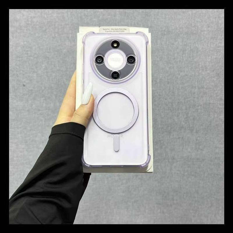 Airbag Magnetic Shockproof Soft TPU Cases For Huawei Honor X9D Magsafe Wireless Charging Silicone Back Cover For Honor X70 Shell