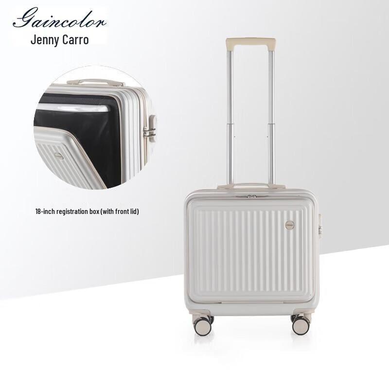 GAINCOLOR Business Lightweight Hardside Luggage 18-inch