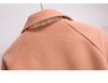Giacca Corta in Lana Coreana da Donna - Primavera/Autunno Vestibilità Larga con Paraorecchie