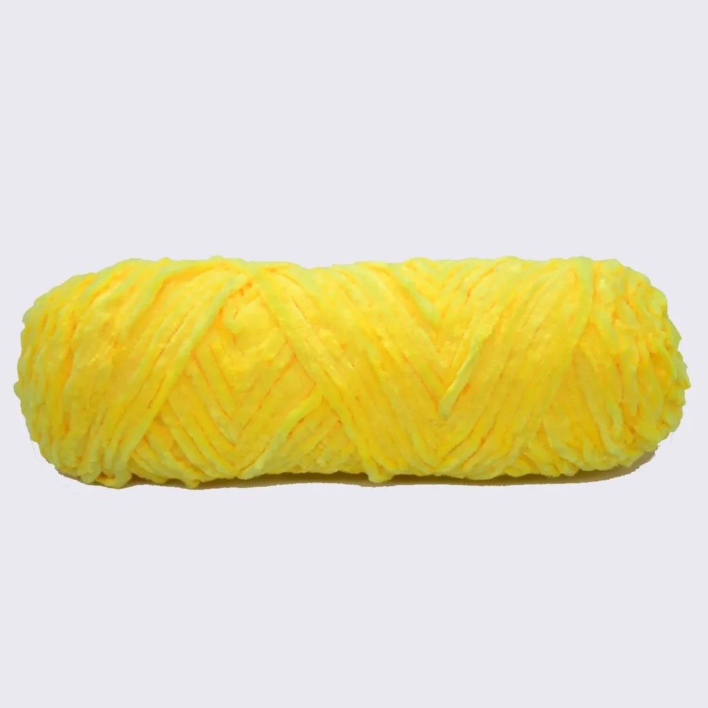 1pc 100g Chenille Yarn Soft Thick Velvet Yarn Handmade DIY Crafts Dolls Crochet Yarn Line for Knitting Scarf Hat Sweater