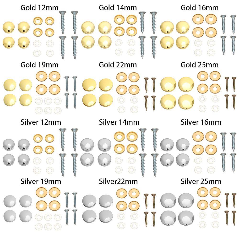 Decor Mirror Fixing Nails Nails Glass Fasteners Screw Cap Furniture Decoration Screw Covers