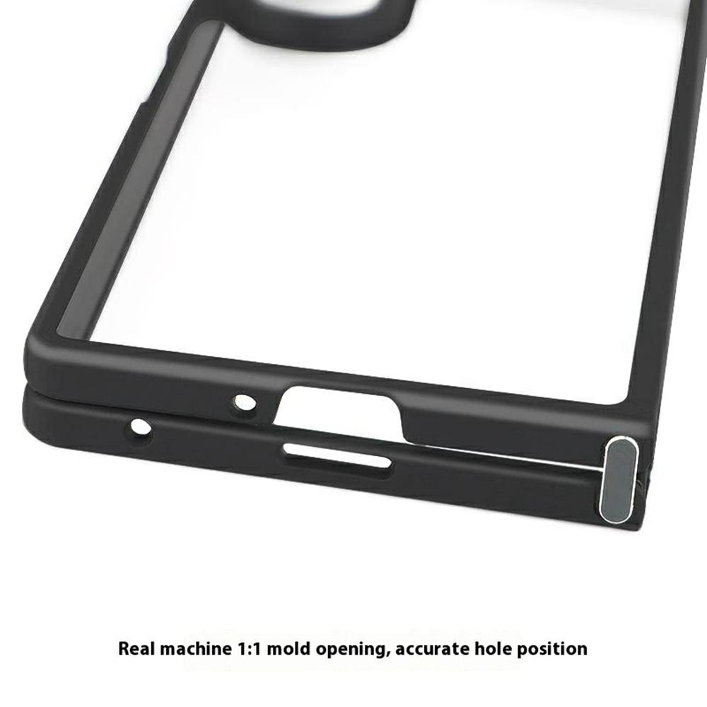 For Samsung Galaxy Z Fold7 5G Case Shockproof PC+TPU Clear Back Phone Cover