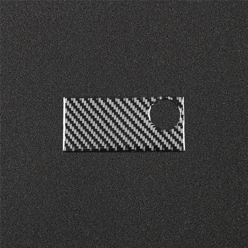 A03E-Carbon Fiber For Dodge Journey 2011-2017 Co-Pilot Storage Box Handle Panel Glove Box Switch Cover Trim Accessories Carbon Fiber Pattern