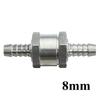 One Way  6/8/10/12/14/16mm 6 Size Valves Aluminium Alloy Fuel Non Return Check Valve One Way Fit Carburettor Wholesale Price