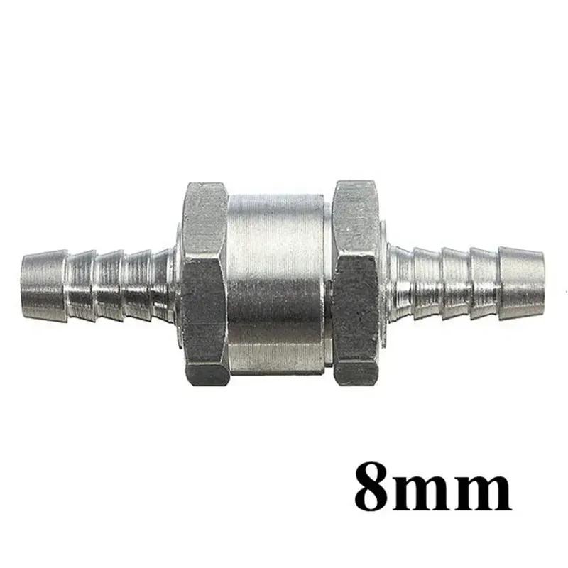 One Way 6/8/10/12/14/16mm 6 Size Valves Aluminium Alloy Fuel Non Return Check Valve One Way Fit Carburettor Wholesale Price