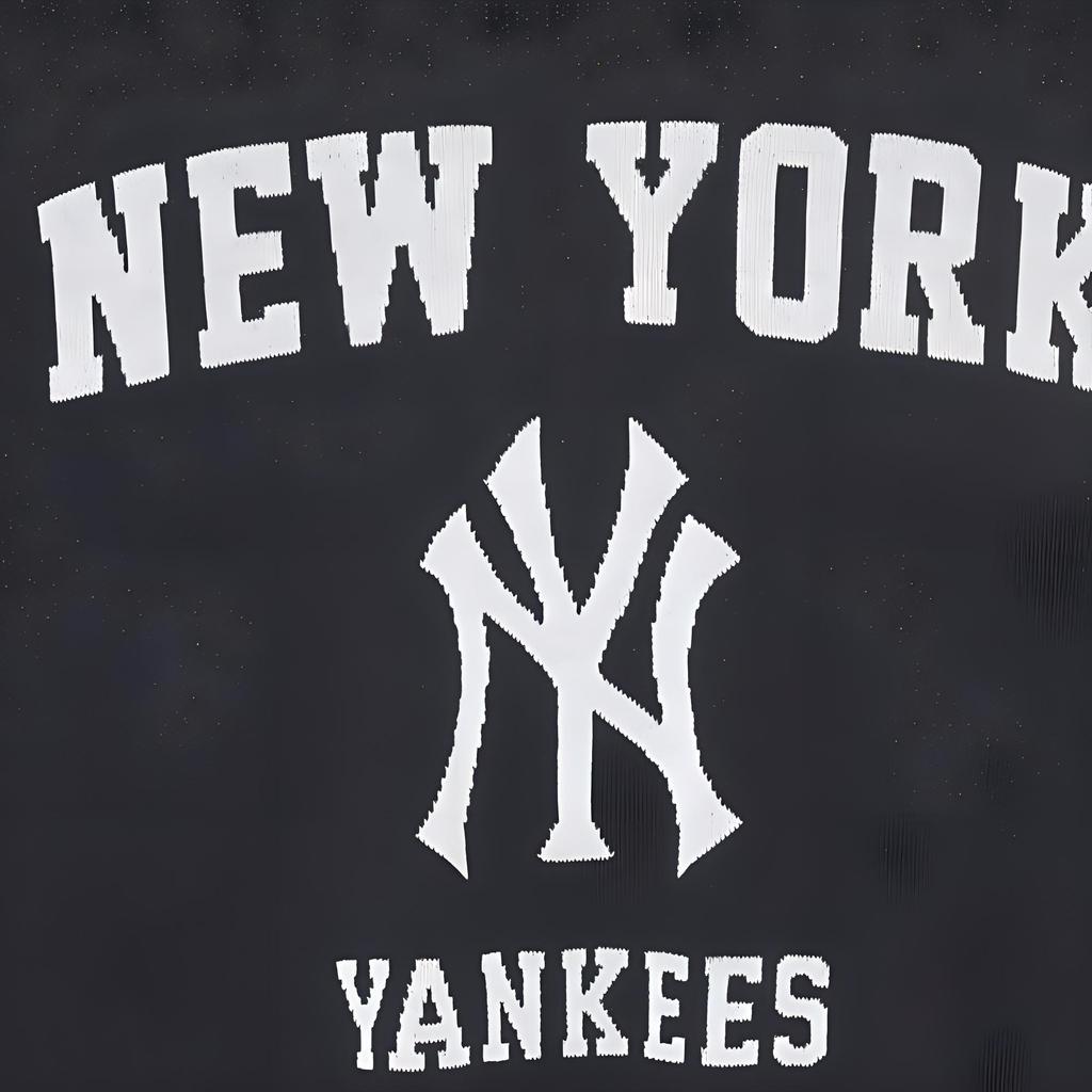 New MLB New York Yankees SS24 Knitwear Unisex Black 3AKCV0141-50BKS