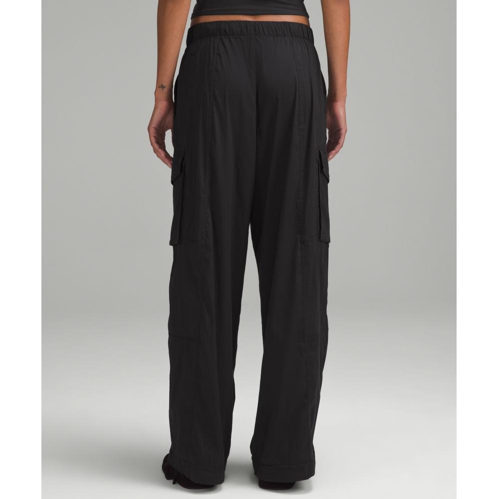 Lululemon Leichte, verstellbare Cargo-Hose mit mittlerer Leibhöhe, Schwarz