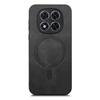 Per Xiaomi Redmi Note 14 Pro+ 5G Custodia posteriore in pelle compatibile con MagSafe Skin-Touch Phone Cover