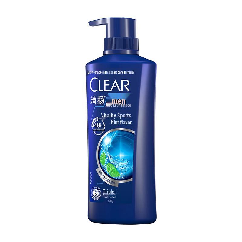Clear Men Vitality Sports Mint Anti-Dandruff Shampoo