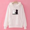 Streetwear Hoodies Women Sweatshirt Autumn Long Sleeve Hoodies Harajuku Hoodie Cute Cat Print Sweatshirt Women