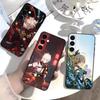 Genshin K-Kaedehara Kazuha Phone Case For Samsung Galaxy A73,A72,A71,A70,A52,A51 Others Soft Black Cover