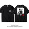 Black Childrens Tshirt Naruto Kakashi Naruto Uchiha Itachi Sasuke Pure Cotton Doublesided Printed Parentchild Casual Tshirt
