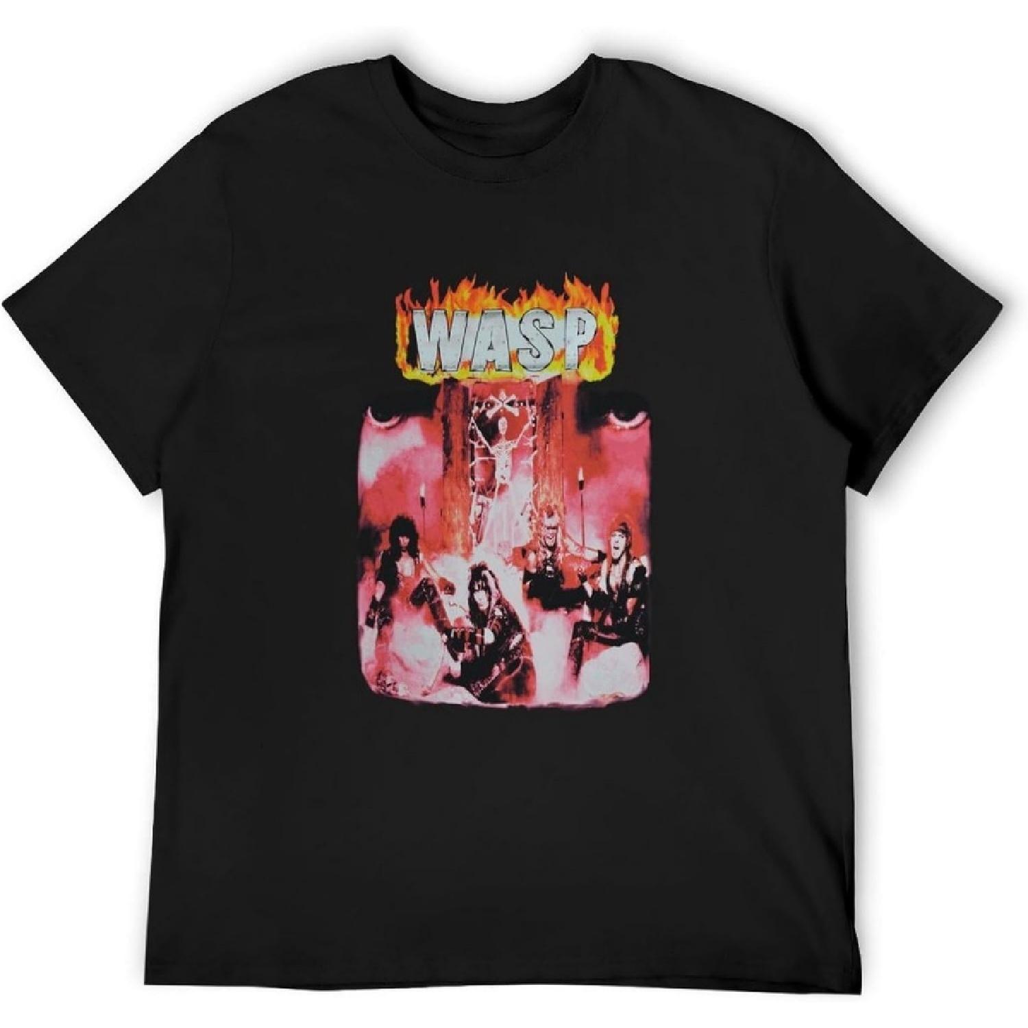 MYCHOME Men s Wasp First Album Black Funny T-Shirts Black XXXXXL разноцветный