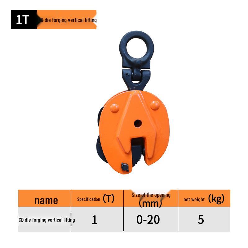 Chenghua Juli Multi-Purpose Lifting Clamp: 1T-5T Capacity for Horizontal, Vertical & Flat Steel Plates