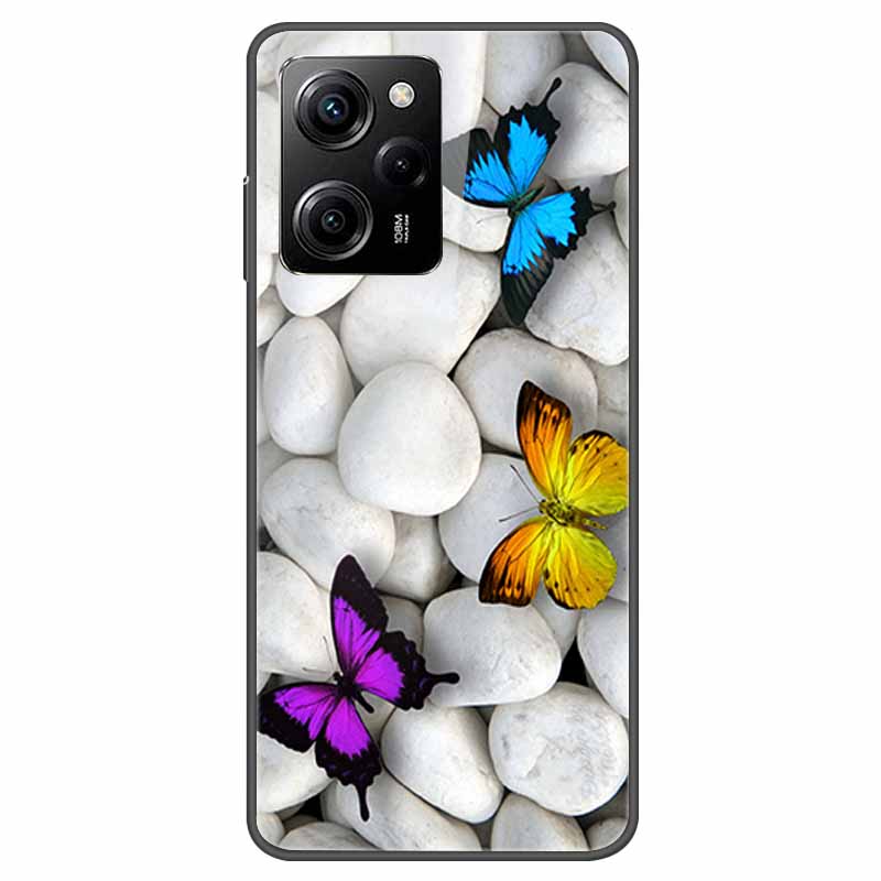 Tempered Glass Case for Xiaomi Poco X5 Pro / PocoX5 Cover Hard Shockproof Cases for Xiaomi Poco X5 5G 6.67'' Funda Coque Case