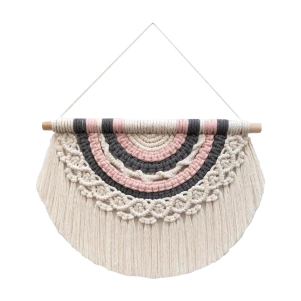 Macrame Wall Decor Bedroom Dorm Home Accent Gift Wedding Backdrop Nursery Party Homestay Handmade Fringe Macrame Wall Hanging