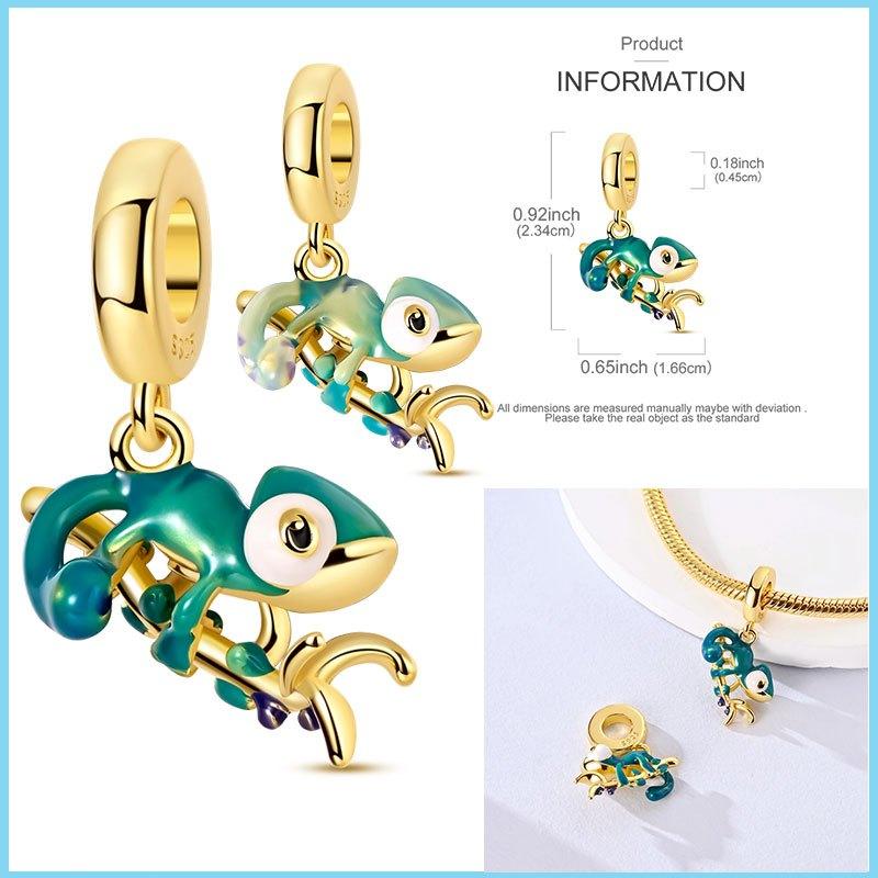 Gold Series Diy Charms Original Copper Ballet Shoes Little Milk Leopard Pendants Fit Bracelet Jewelry Gift Marking