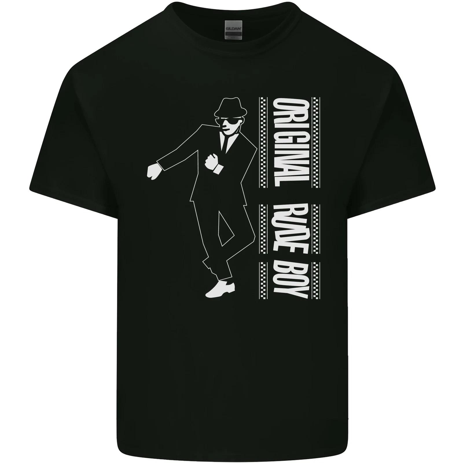 Original Rude Boy 2Tone 2 Tone SKA Kids T-Shirt Childrens M