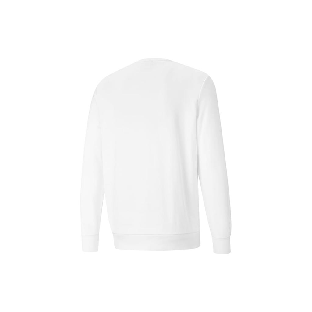 PUMA Sweatshirts Men's White Crew Neck Moderate Regular 531367-02