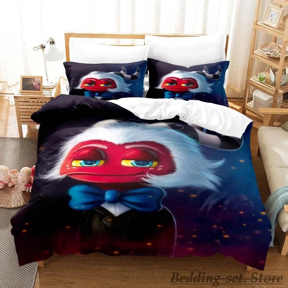 Moxxie Boss Sängkläder Set Enkelt Twin Full Queen King Size Sängset Vuxen Barn Sovrum Påslakanset Anime sängkläder Säng