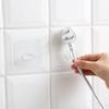 Sticky Hook for Kitchen & Bathroom Transparent & Long Lasting No Nails