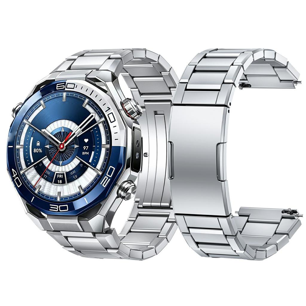 Pentru Huawei Watch Ultimate 2 Curea de Ceas din Aliaj de Titan Cataramă Pliabilă Curea de Înlocuire