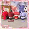 Anime Game Genshin Impact Cosplay Shikanoin Heizou Keqing Diluc Klee 10cm Sea Star Backpack Pendant Plush Keychain